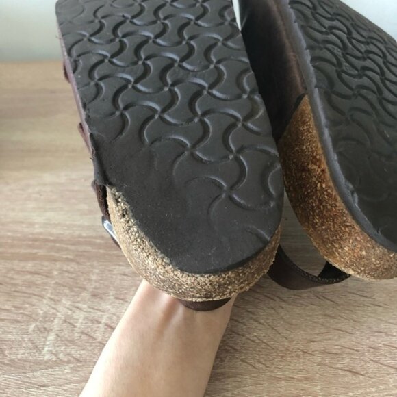 Birkenstock Milano Brown Sandals size 42 - Picture 15 of 16